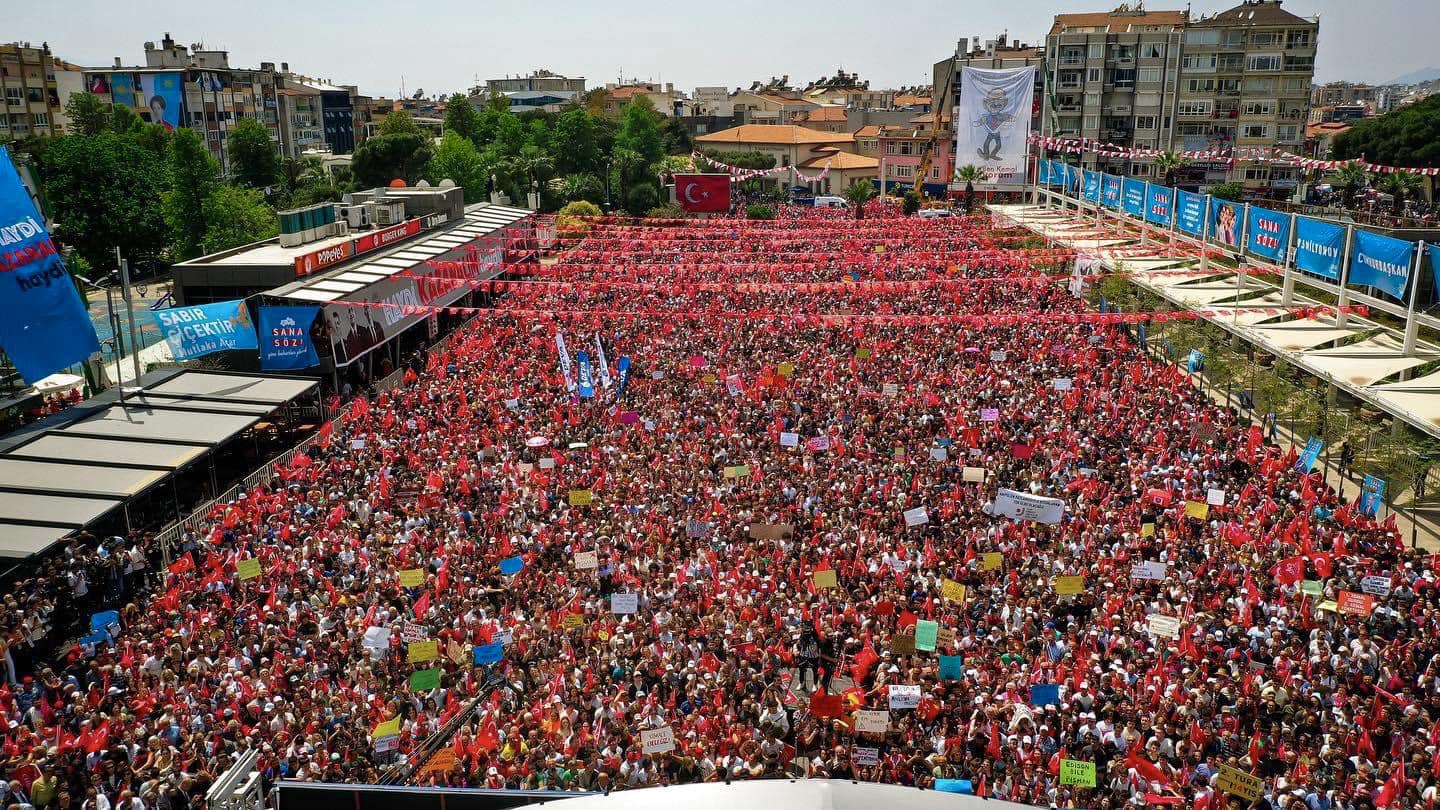 Kemal Kılıçdaroğlu Aydın’da halka hitap etti