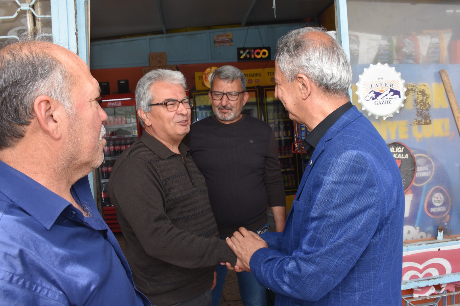 İYİ Partili Algan Nazilli’de Sanayi Esnafını ziyaret etti.