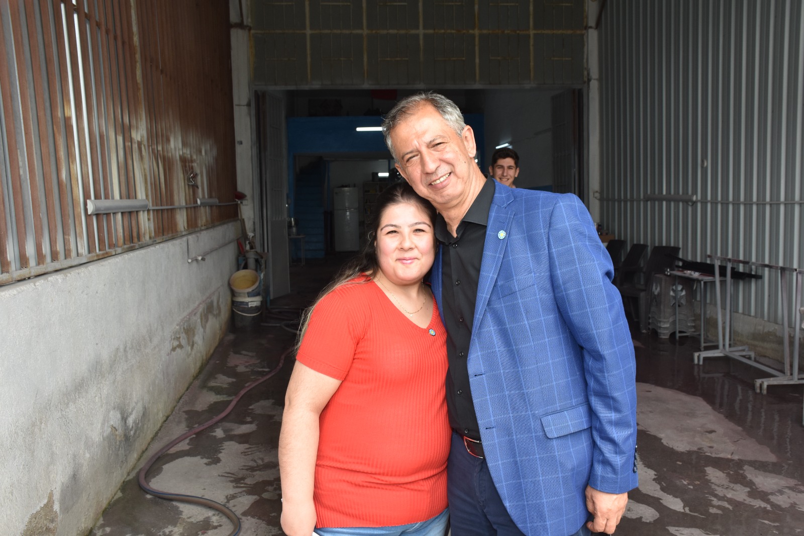 İYİ Partili Algan Nazilli’de Sanayi Esnafını ziyaret etti.