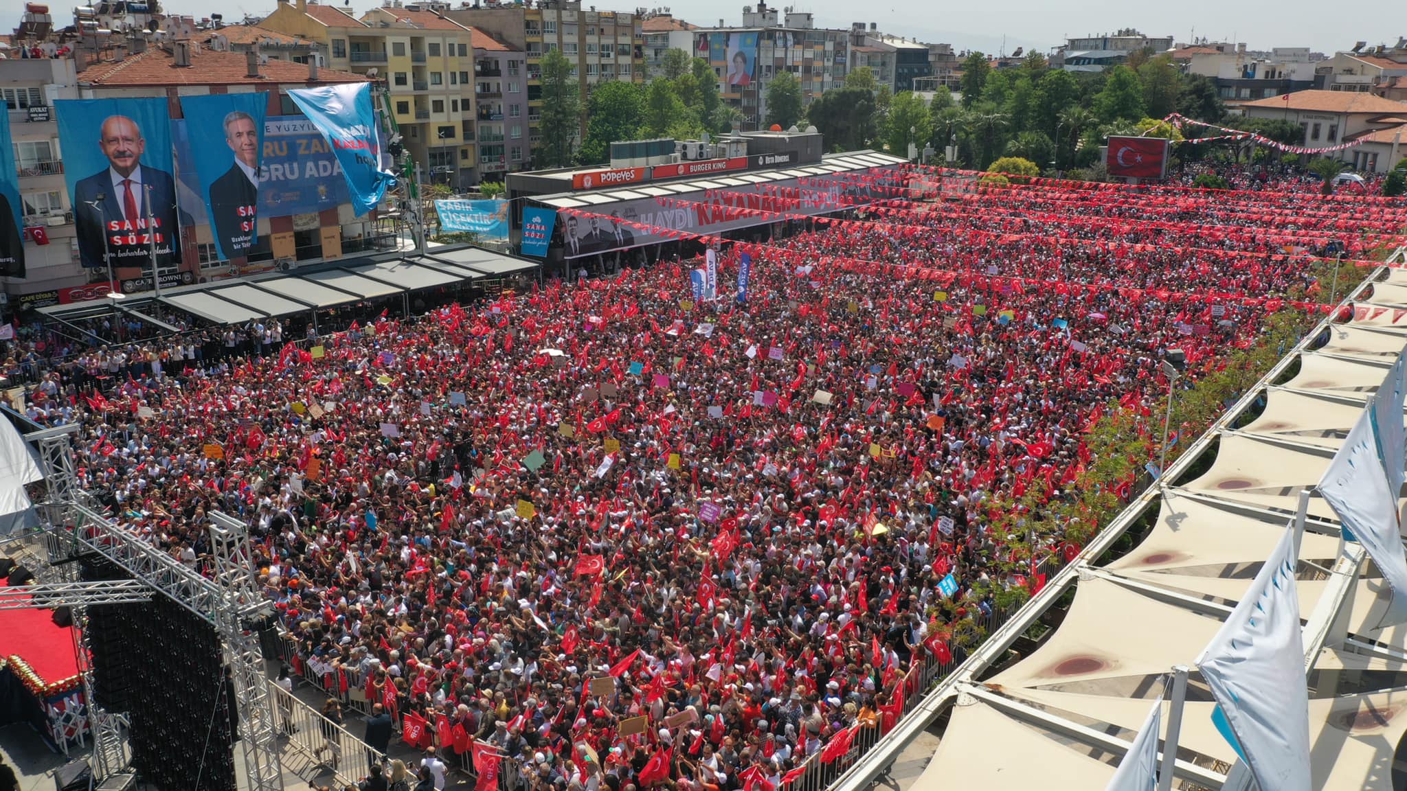 Kemal Kılıçdaroğlu Aydın’da halka hitap etti