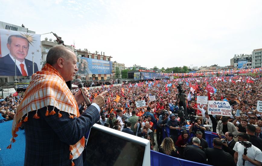 CUMHURBAŞKANI ERDOĞAN; "14 MAYIS'TA SANDIKLARI PATLATMAYA VARMISINIZ