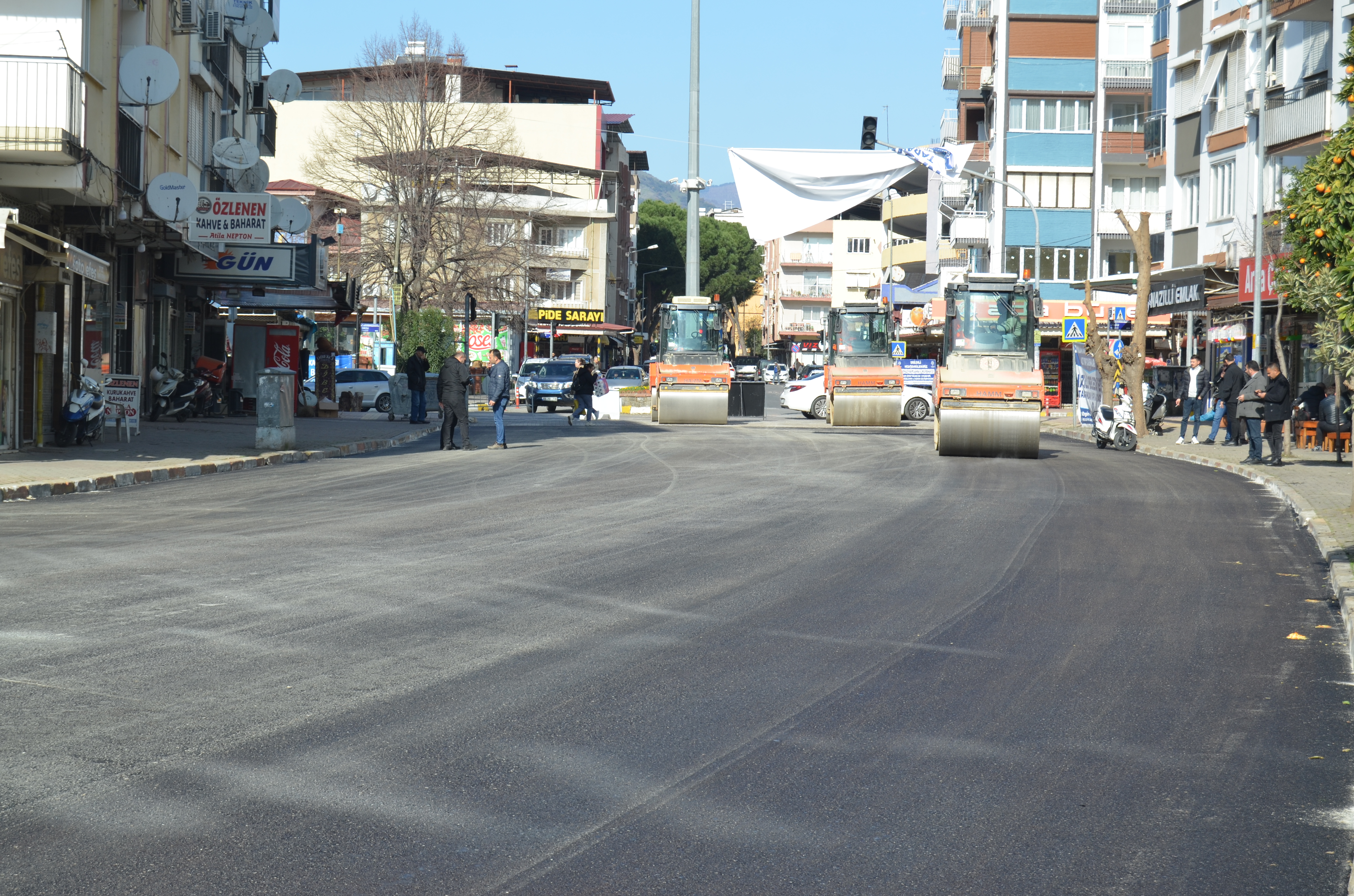 Başkan Özcan Yapılan Çalışmaları yerinde anlattı
