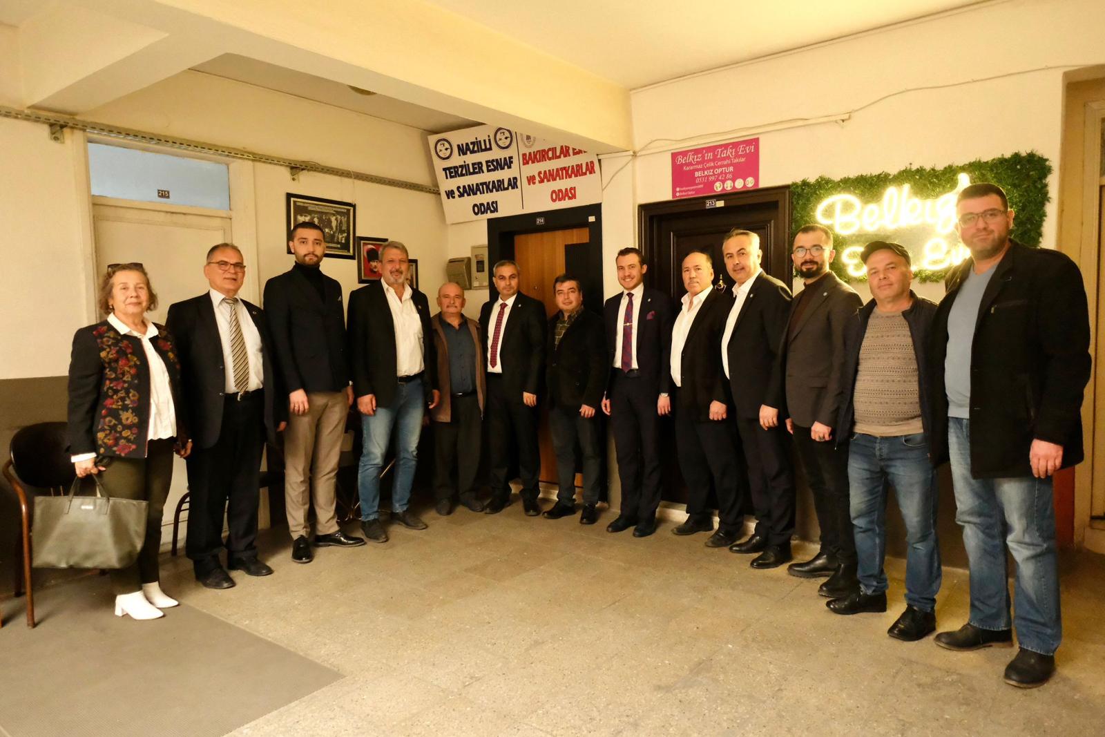 Cüneyt Korkmaz’dan Esnaf Odalarına Ziyaret