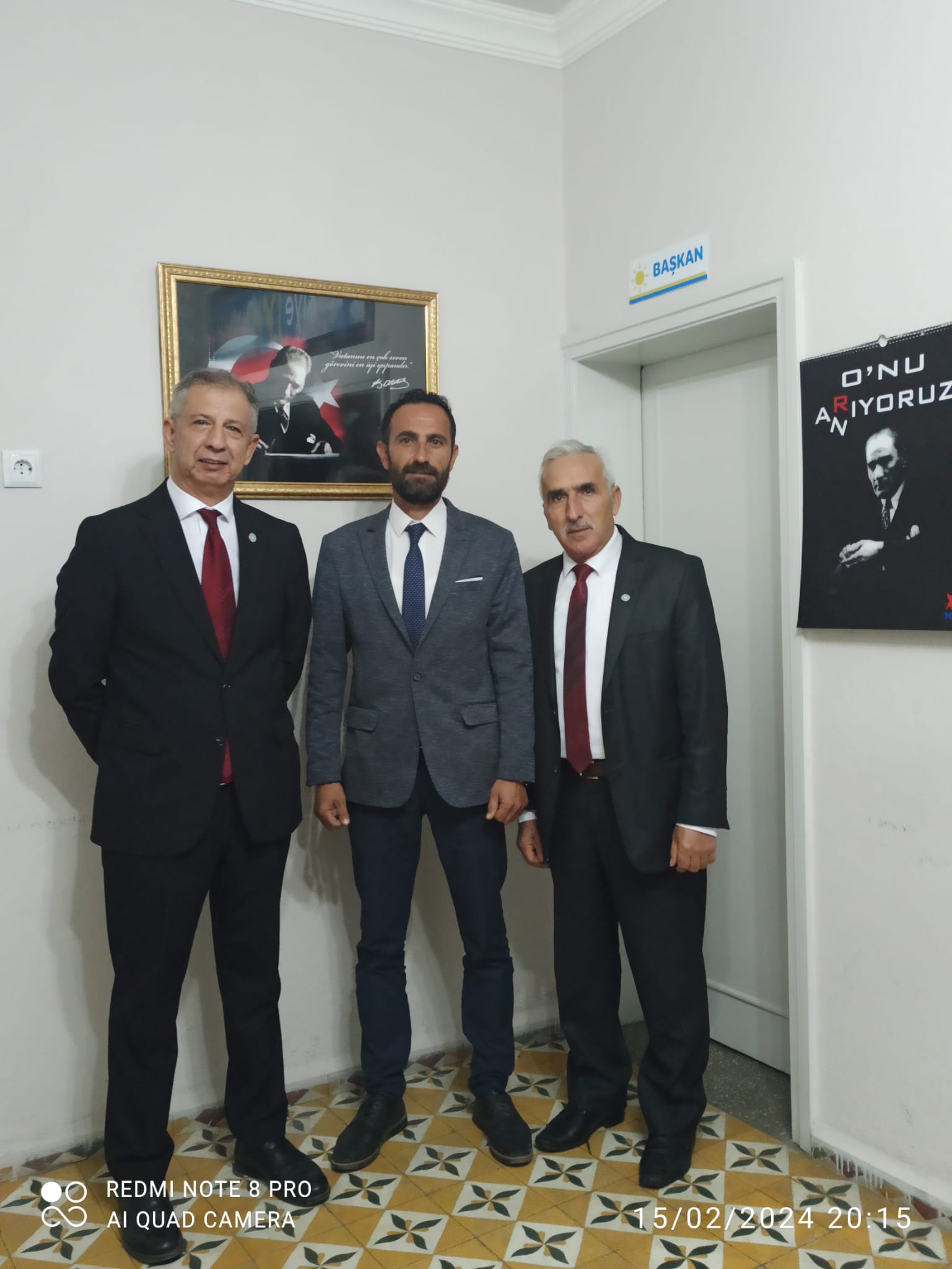 Bozdoğan'da İYİ Parti’nin adayı Erhan Algan'ı desteklemek için başkanlıktan istifa etti