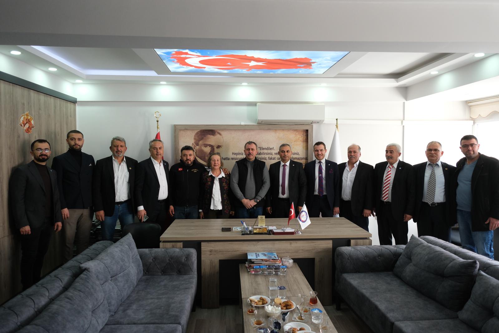 Cüneyt Korkmaz’dan Esnaf Odalarına Ziyaret