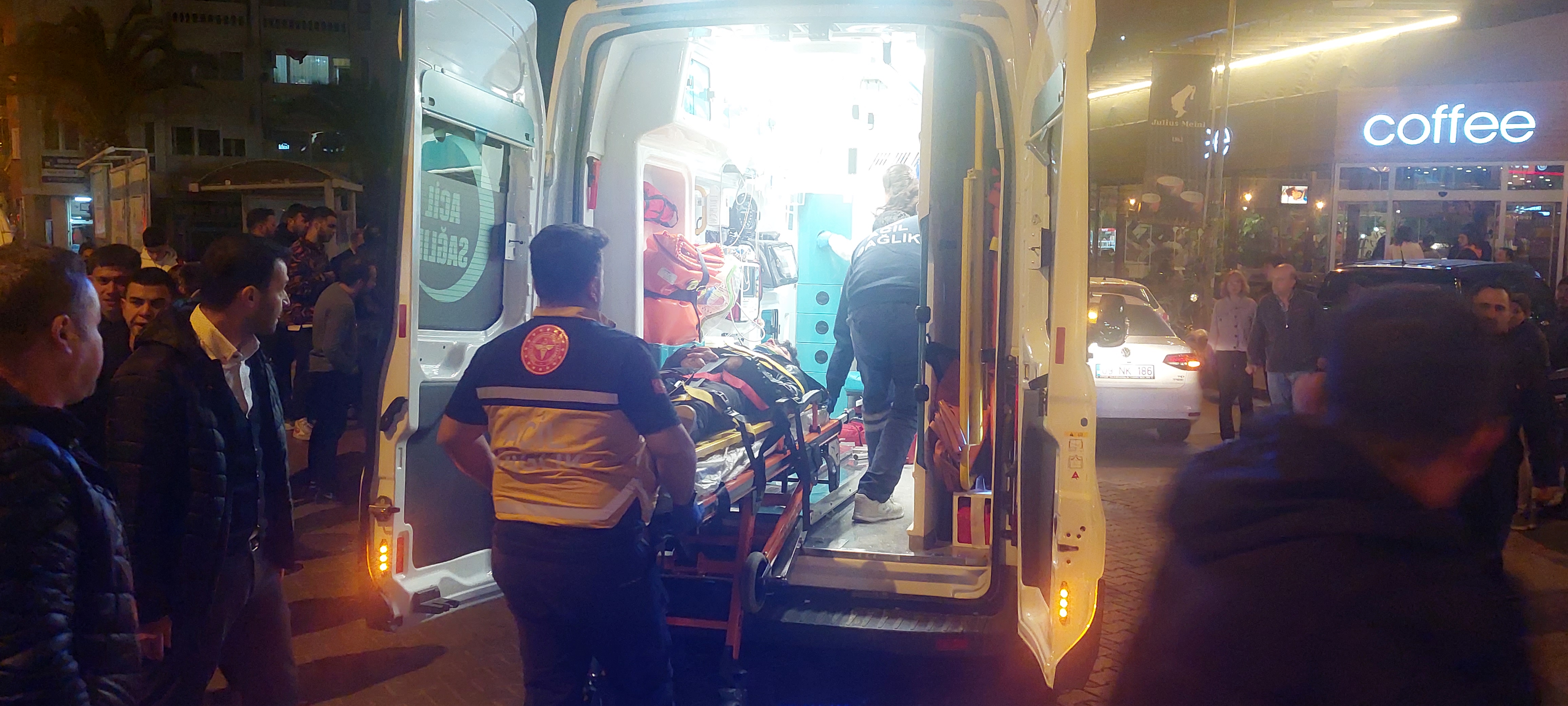 Sağlık Caddesi'nde korkutan kaza