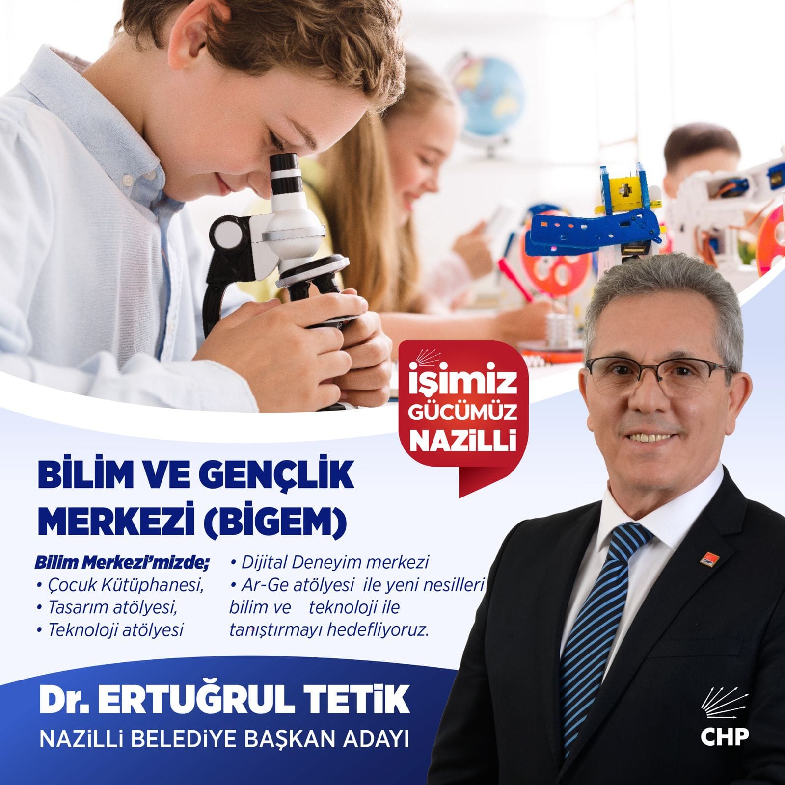 CHP’li Tetik Projelerini açıkladı