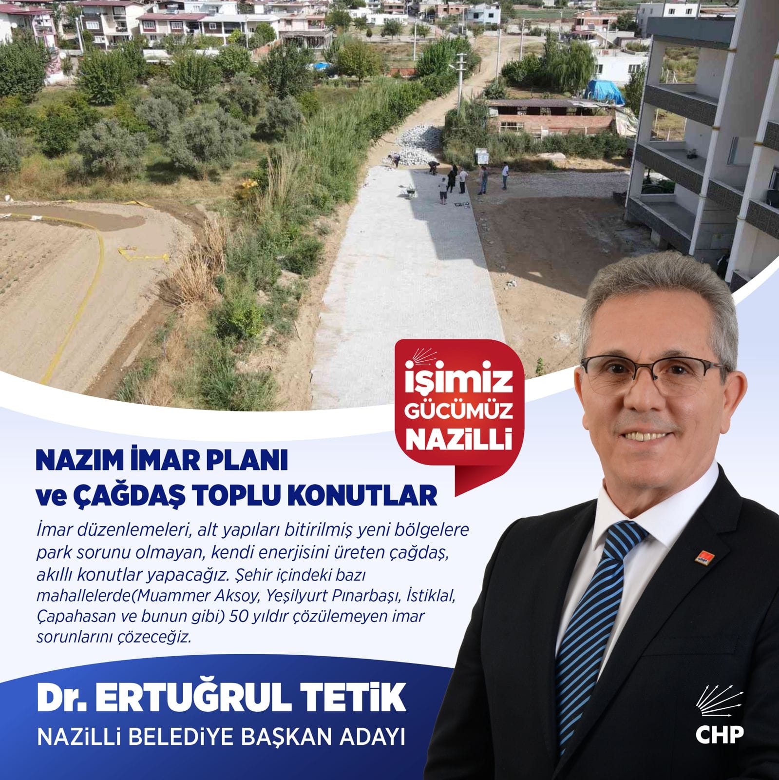 CHP’li Tetik Projelerini açıkladı