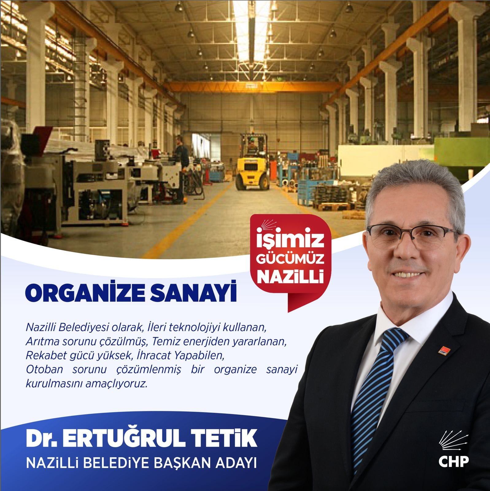 CHP’li Tetik Projelerini açıkladı