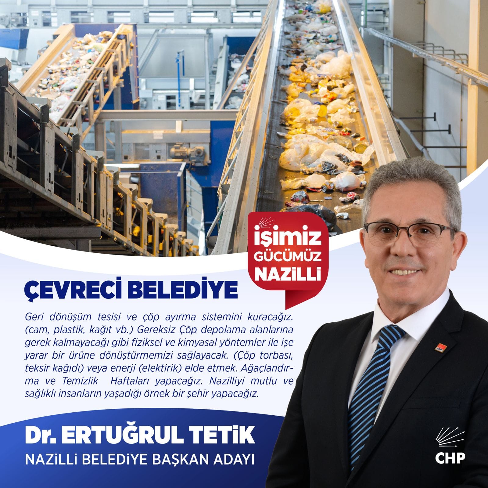 CHP’li Tetik Projelerini açıkladı