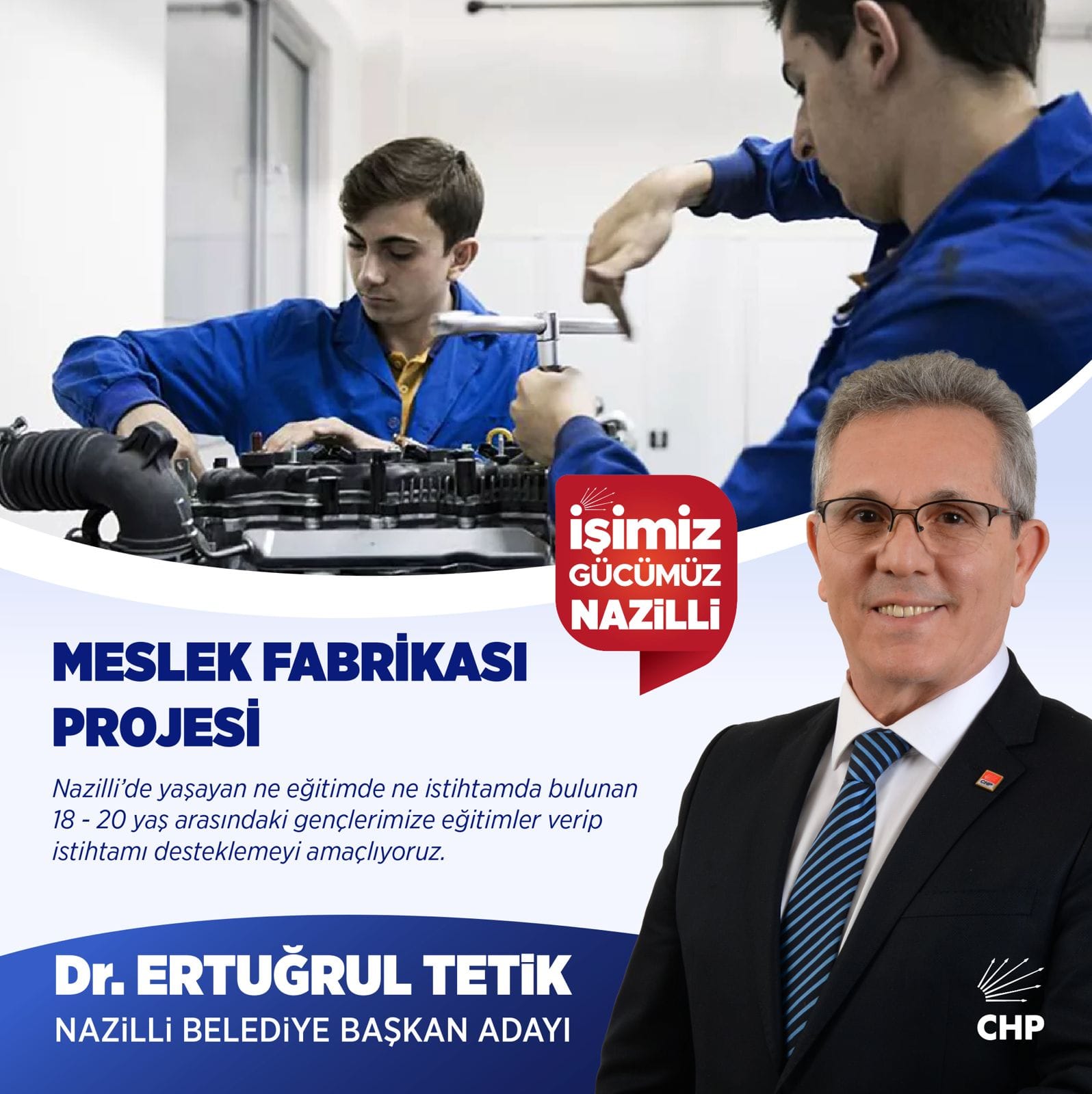CHP’li Tetik Projelerini açıkladı