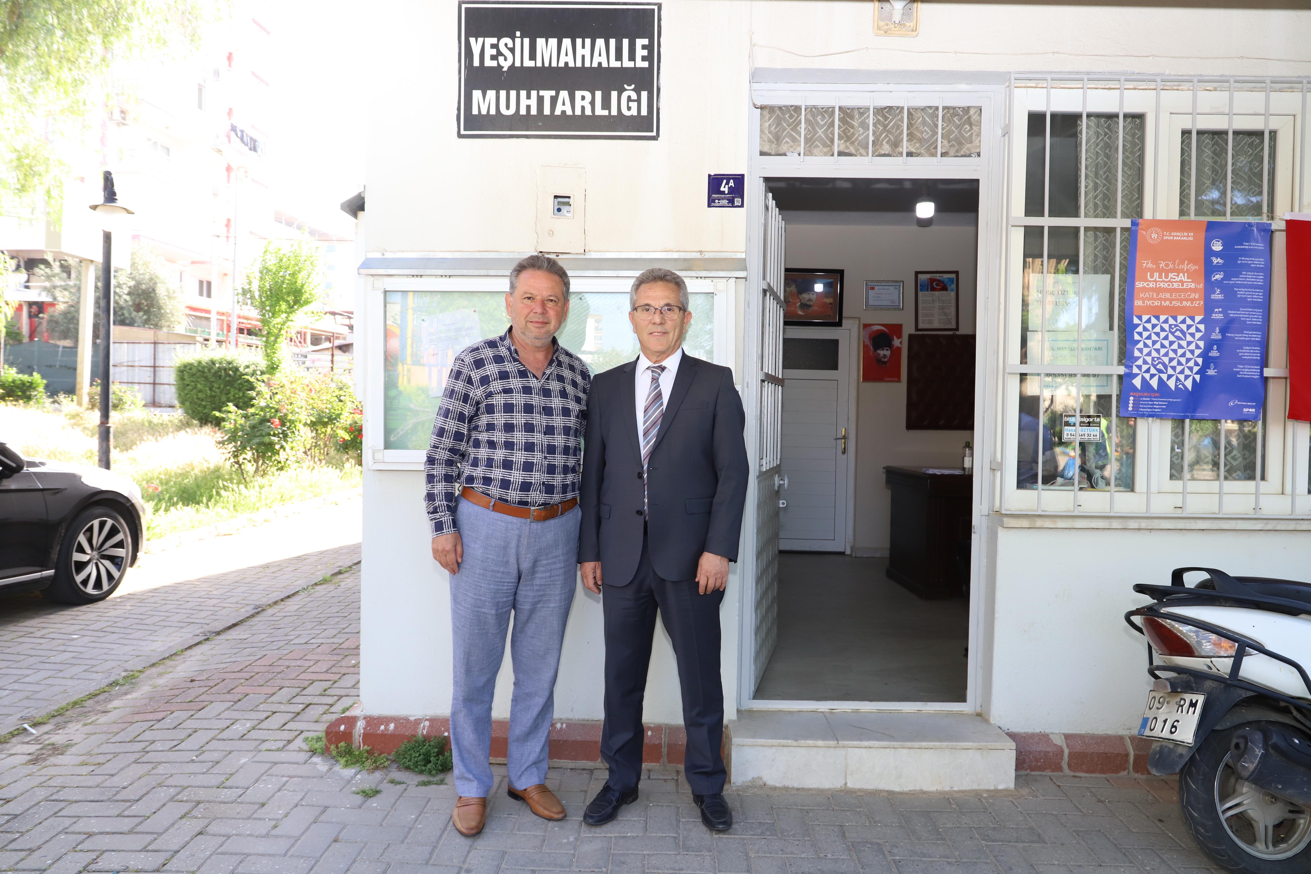 Başkan Tetik’ten yoğun sabah mesaisi