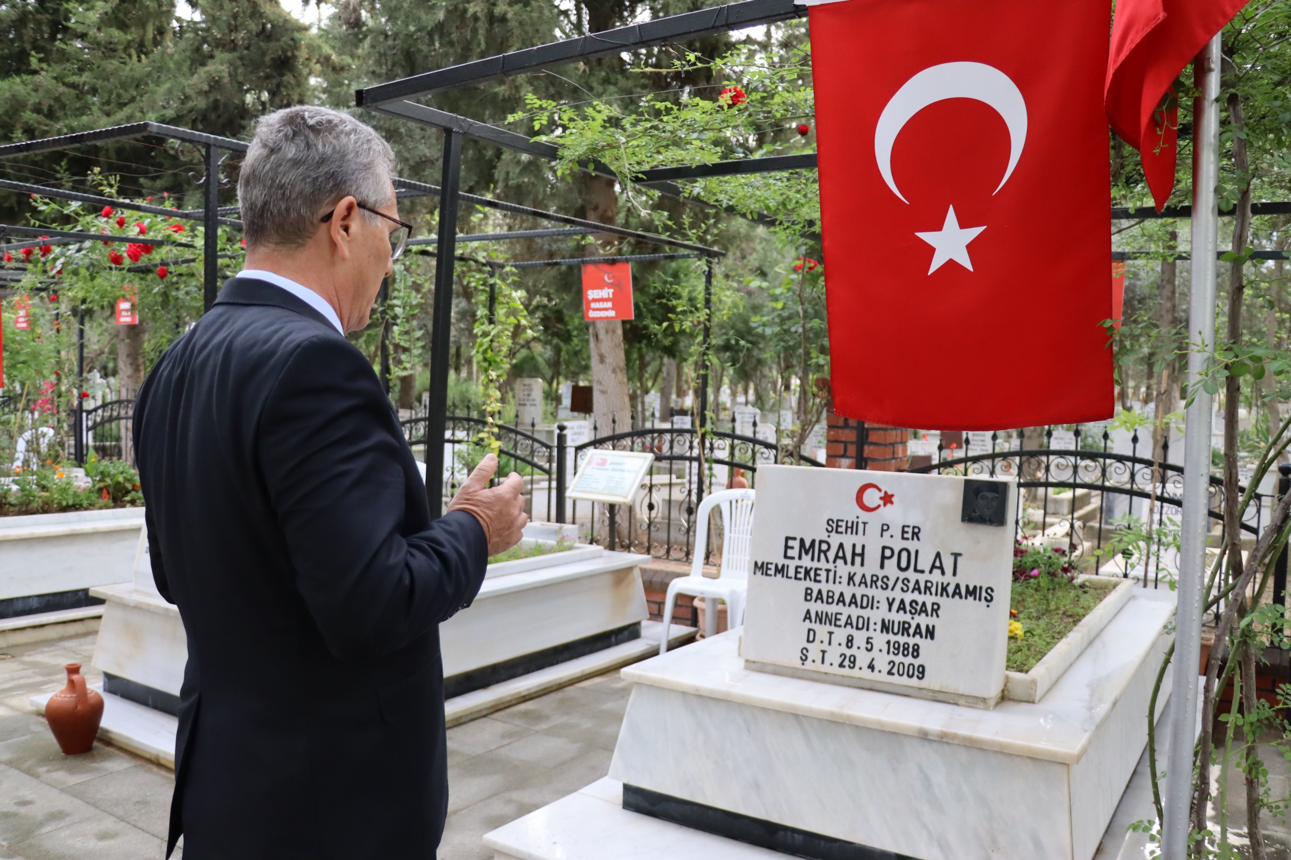 Başkan Dr. Ertuğrul Tetik “Minnettarız, Aziz hatıraları için ne yapsak azdır “
