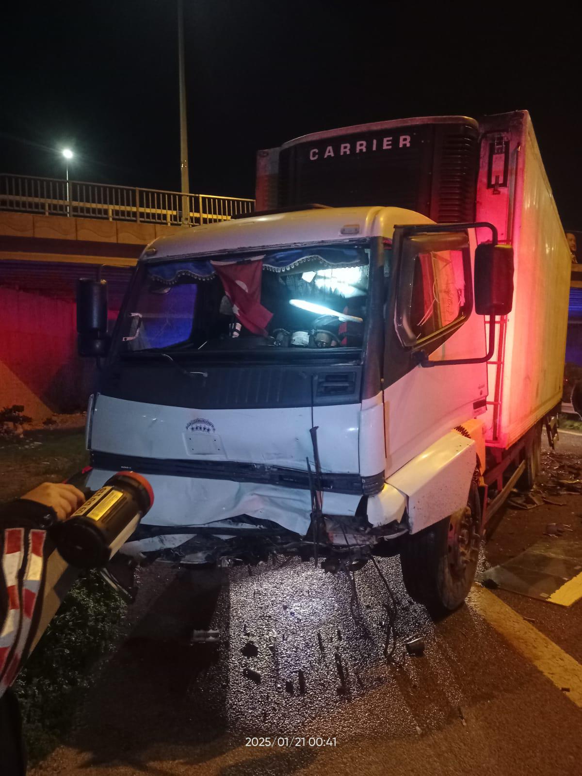Köşk otoyol kavşağında kaza 1 ölü