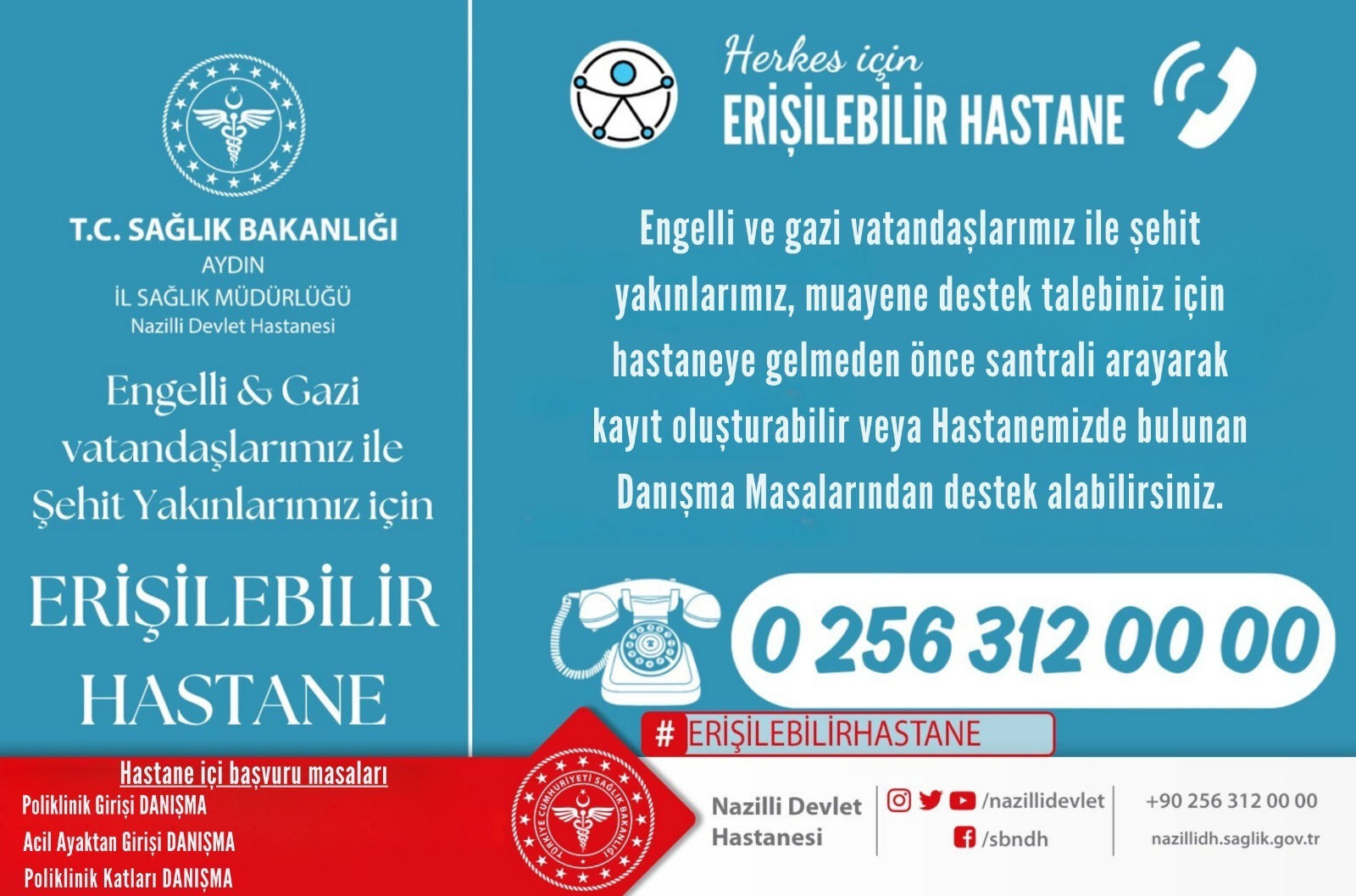 NDH O Projeyi hayata geçirdi "Herkes İçin Erişilebilir Hastane"