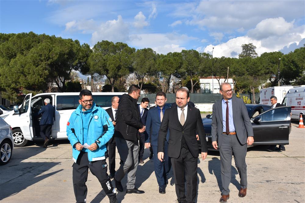 Aydın İl Sağlık Müdürü Dr. Eser Şenkul, saha ziyaretlerini sürdürüyor