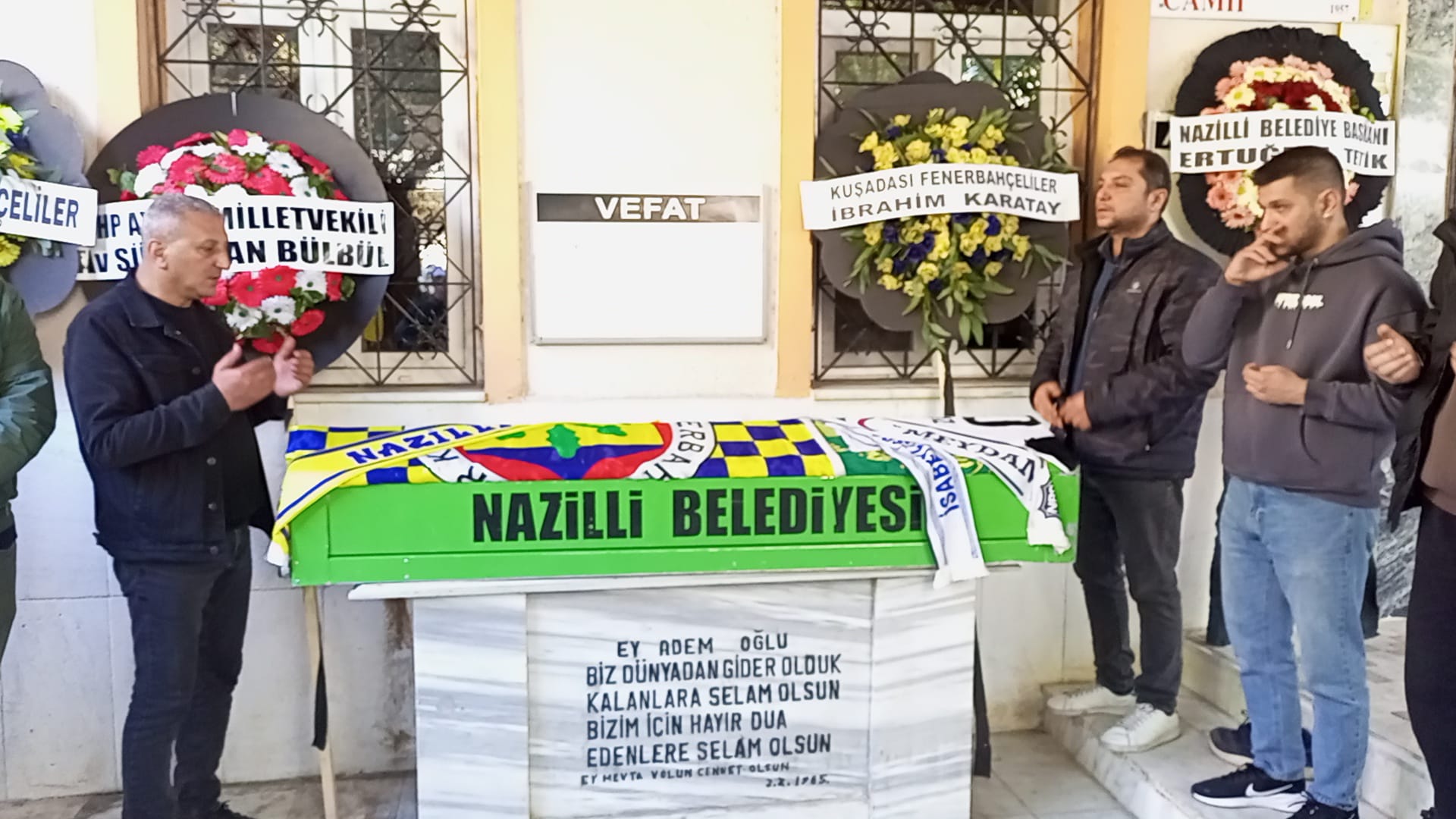 Nazillispor aşığı Oğuz Baldır son yolculuğuna uğurlandı
