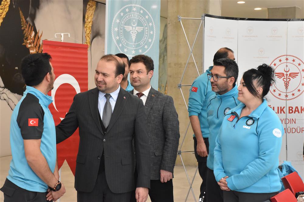 AYDIN İL SAĞLIK MÜDÜRLÜĞÜNDEN DEPREM ETKİNLİĞİ