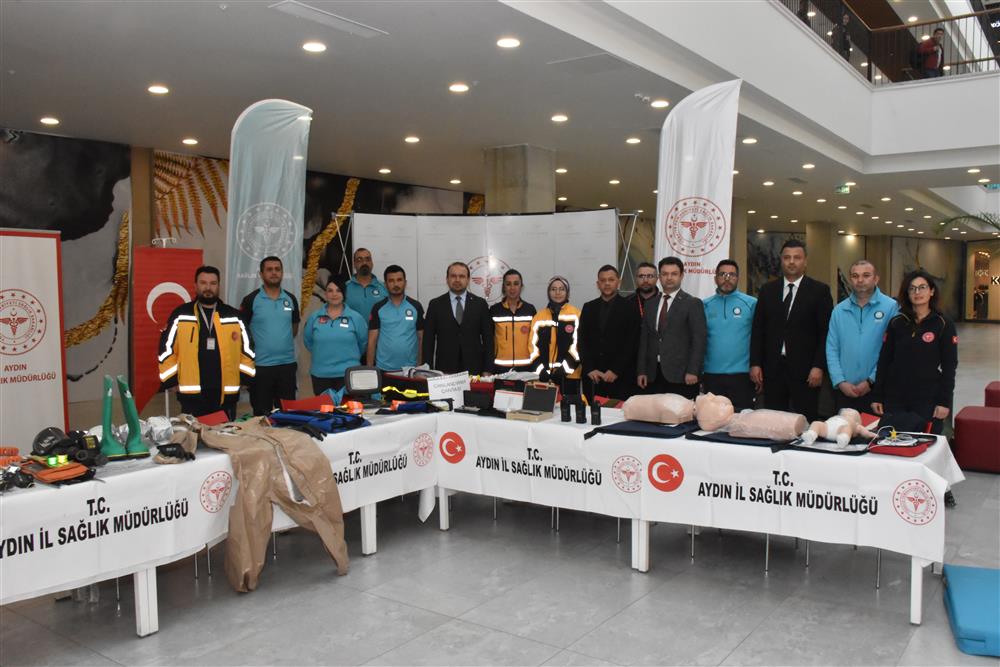 AYDIN İL SAĞLIK MÜDÜRLÜĞÜNDEN DEPREM ETKİNLİĞİ