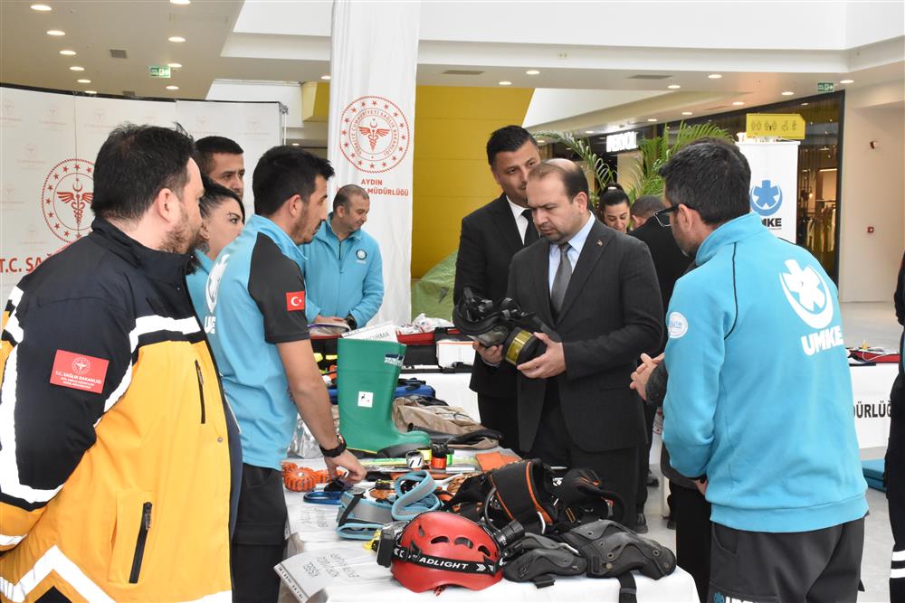 AYDIN İL SAĞLIK MÜDÜRLÜĞÜNDEN DEPREM ETKİNLİĞİ