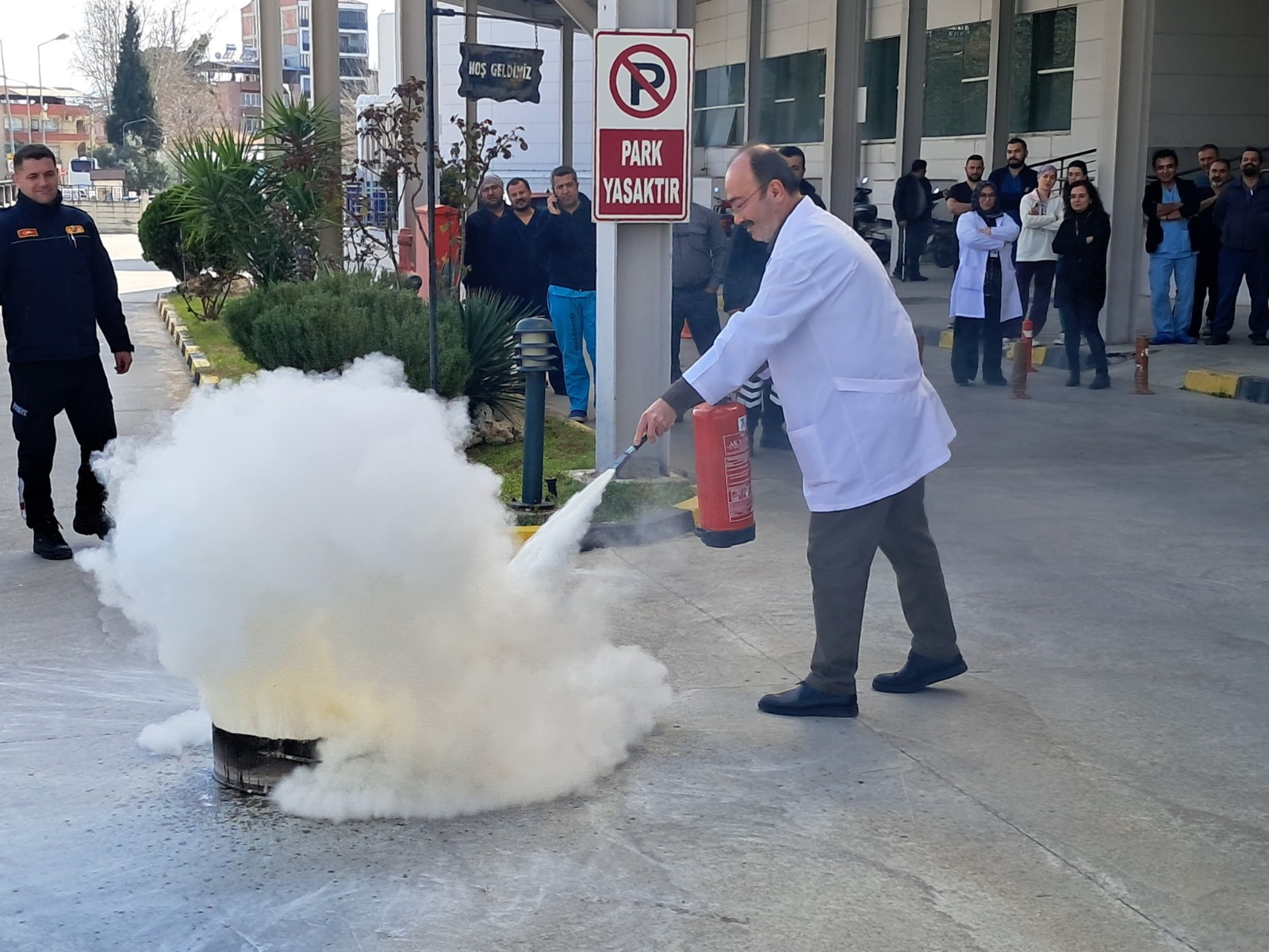 Nazilli Devlet Hastanesinde Yangın Güvenliği Eğitimi Gerçekleştirildi