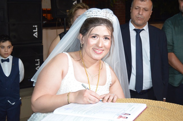 Fatih ve Elif Dünya evine girdi