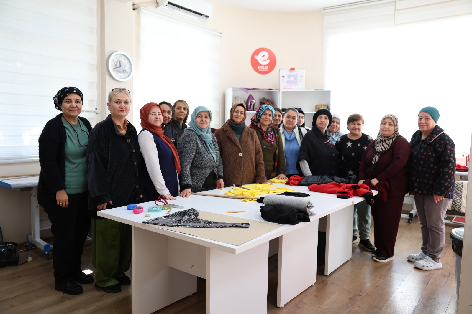 EFELER’DE KADINLAR ÜRETEREK GÜÇLENİYOR