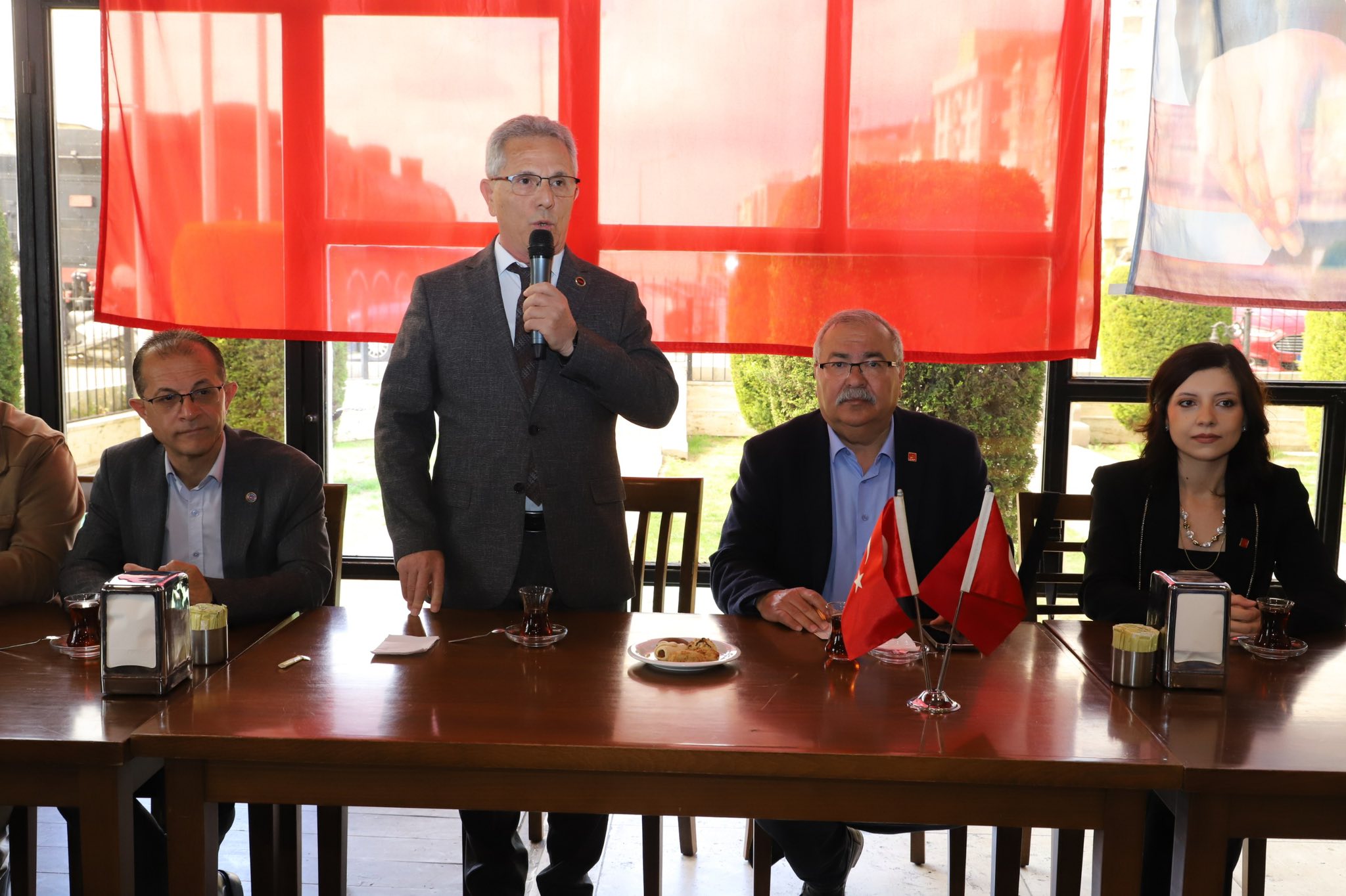 CHP Nazilli Bayramlaşmada bir araya geldi.