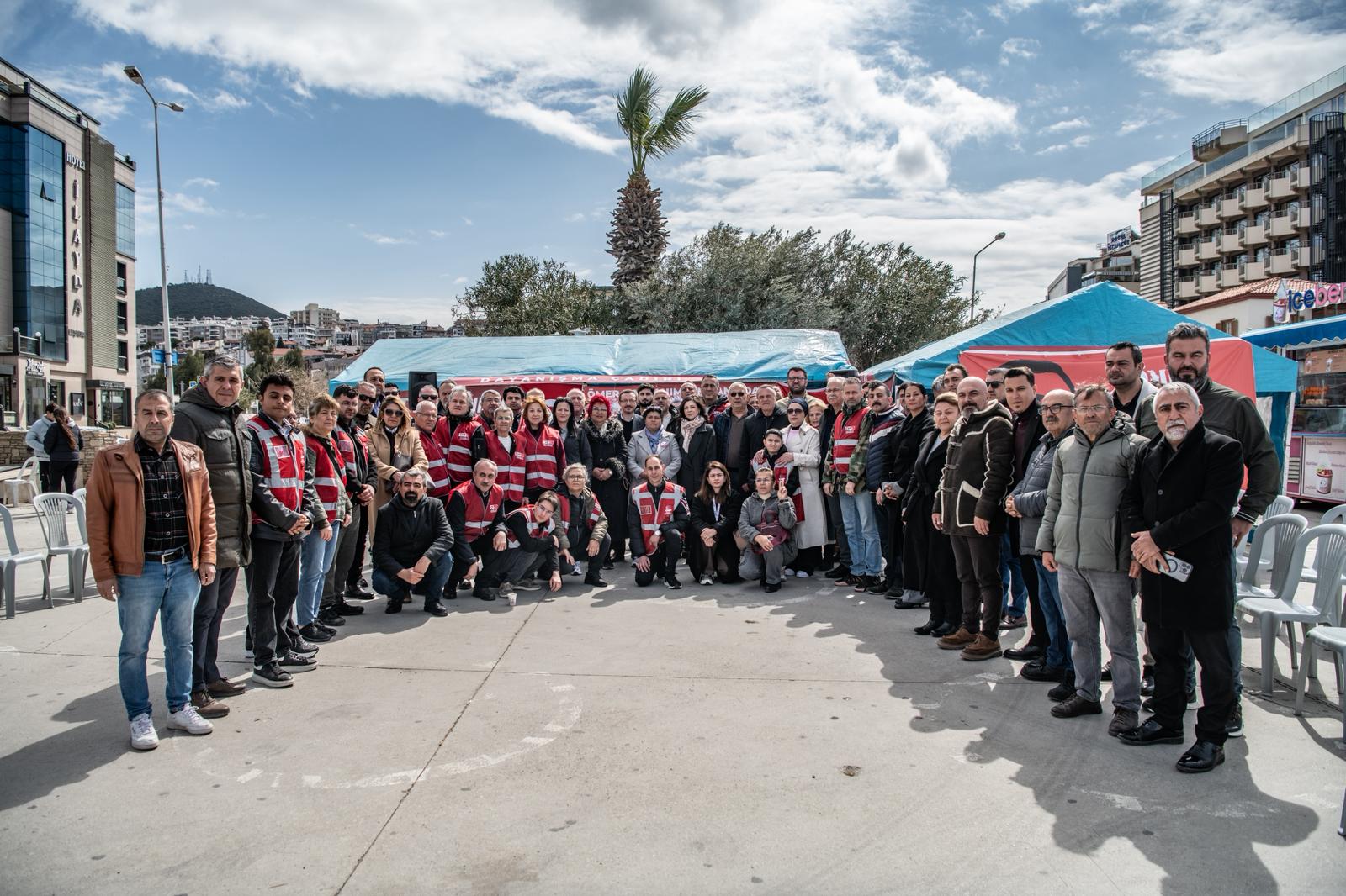 CHP NAZİLLİ VE BUHARKENT İLÇE BAŞKANLIKLARINDAN BAŞKAN ÖMER GÜNEL’E TAM DESTEK