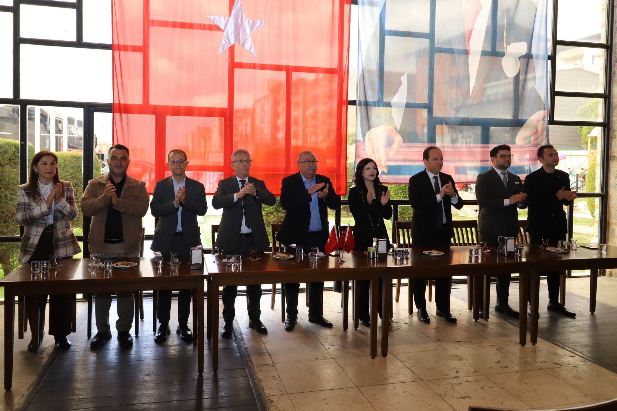CHP Nazilli Bayramlaşmada bir araya geldi.
