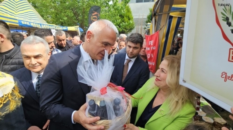 BAKAN ERSOY İSABEYLİ'DE DEVAM EDEN FESTİVALE KONUK OLDU