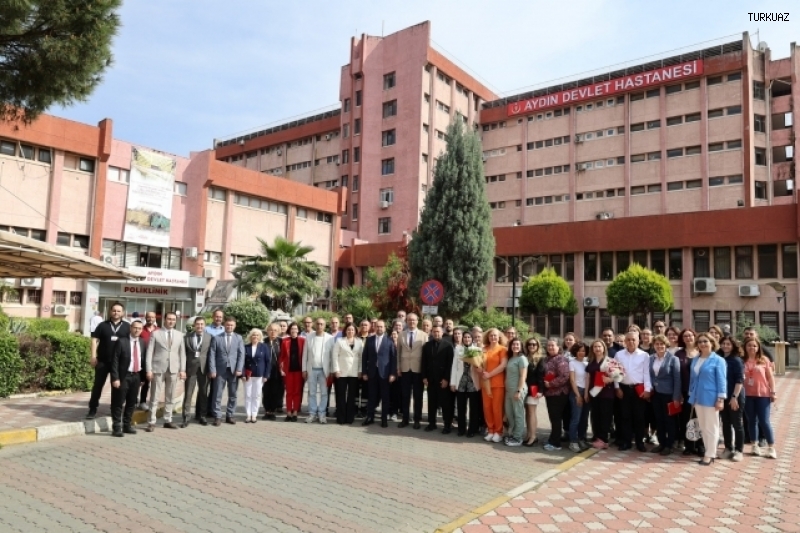 Aydın Devlet Hastanesi’ne Veda Programı etkinliği düzenlendi. 
