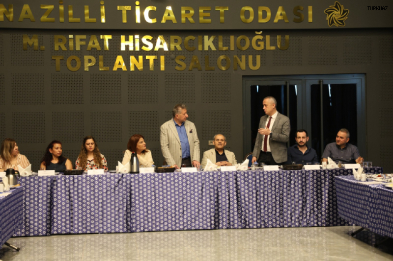 NAZİLLİ TİCARET ODASI MALİ MÜŞAVİRLER İLE TOPLANTI DÜZENLEDİ