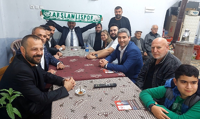 Rıdvan Eşin'den Arslanlı'ya ziyaret