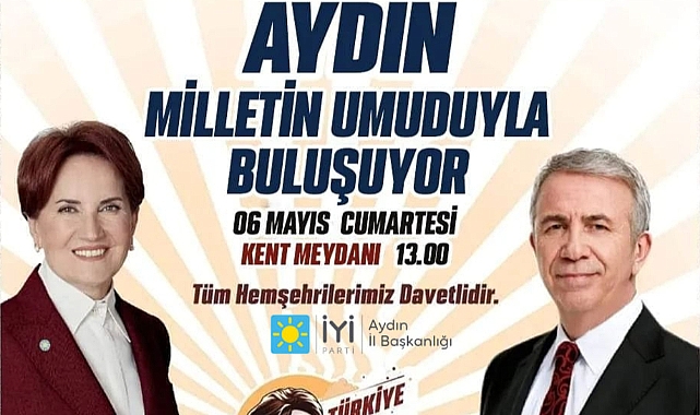 Akşener Yarın Aydın’da