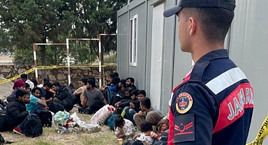 DİDİM'DE 34 DÜZENSİZ GÖÇMEN YAKALANDI