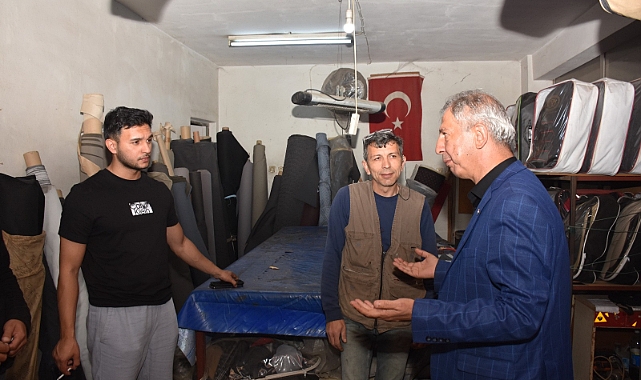 İYİ Partili Algan Nazilli’de Sanayi Esnafını ziyaret etti.