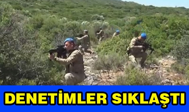 JANDARMA'DAN ORMAN YANGINLARINA KARŞI HAVADA KARADA DENİZDE SIKI DENETİM