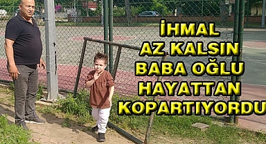 Parka giden Baba oğul az kalsın canından oluyordu