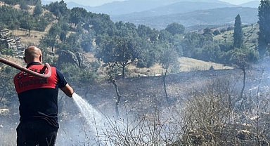 KOÇARLI’DAKİ YANGIN KONTROL ALTINA ALINDI