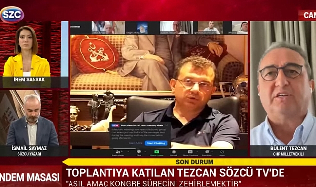Tezcan, "Ben Kitabın Ortasından Konuştum!'