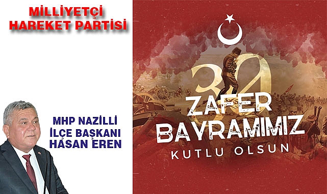 30 AĞUSTOS ZAFER BAYRAMIMIZ KUTLU OLSUN