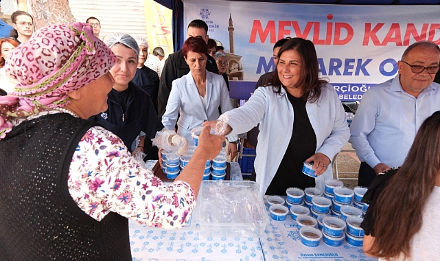 AYDIN BÜYÜKŞEHİR BELEDİYESİ'NDEN 28 FARKLI NOKTADA MEVLİD KANDİLİ HAYRI