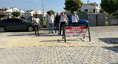 BAŞKAN ATABAY ÇALIŞMALARI YERİNDE DENETLEDİ.