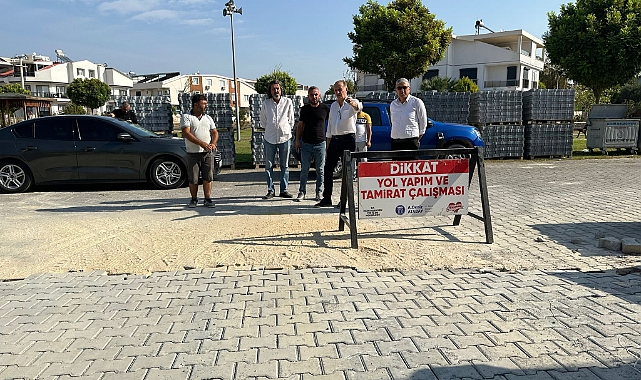 BAŞKAN ATABAY ÇALIŞMALARI YERİNDE DENETLEDİ.
