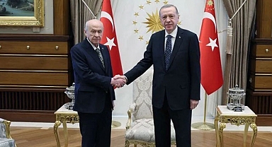 Erdoğan ve Bahçeli Beştepe'de görüştü