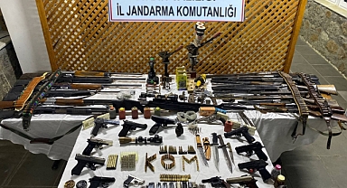 EV'DEN CEPHANELİK ÇIKTI