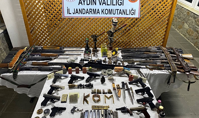 EV'DEN CEPHANELİK ÇIKTI