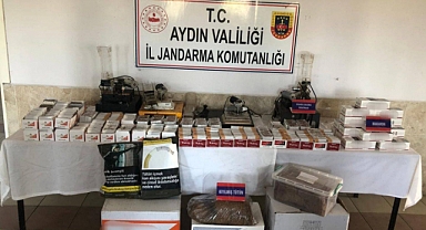 NAZİLLİ'DE KAÇAK SİGARA OPERASYONU