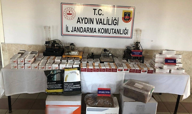 NAZİLLİ'DE KAÇAK SİGARA OPERASYONU